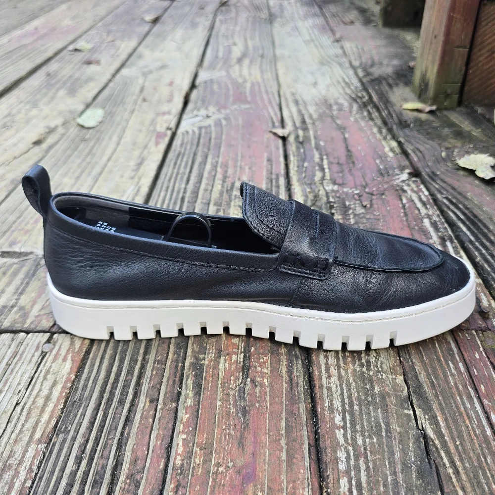 Vionic Womens Uptown Black Leather Loafer, Slip-on, Sz 10 Wide - Picture 7 of 12